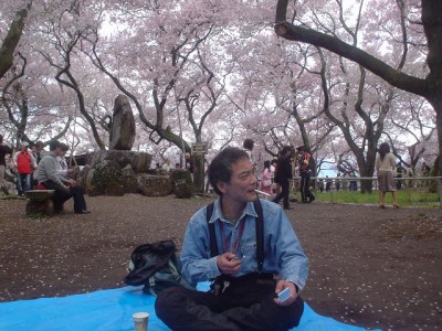 高遠の桜と、大佐。