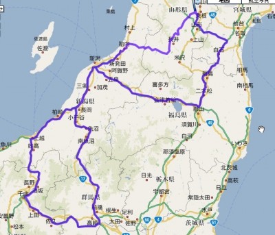 長岡＞藤岡＞長野＞新潟＞郡山＞