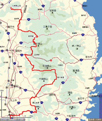 19日のｺｰｽ案　岩手ちゃぐちゃぐ2